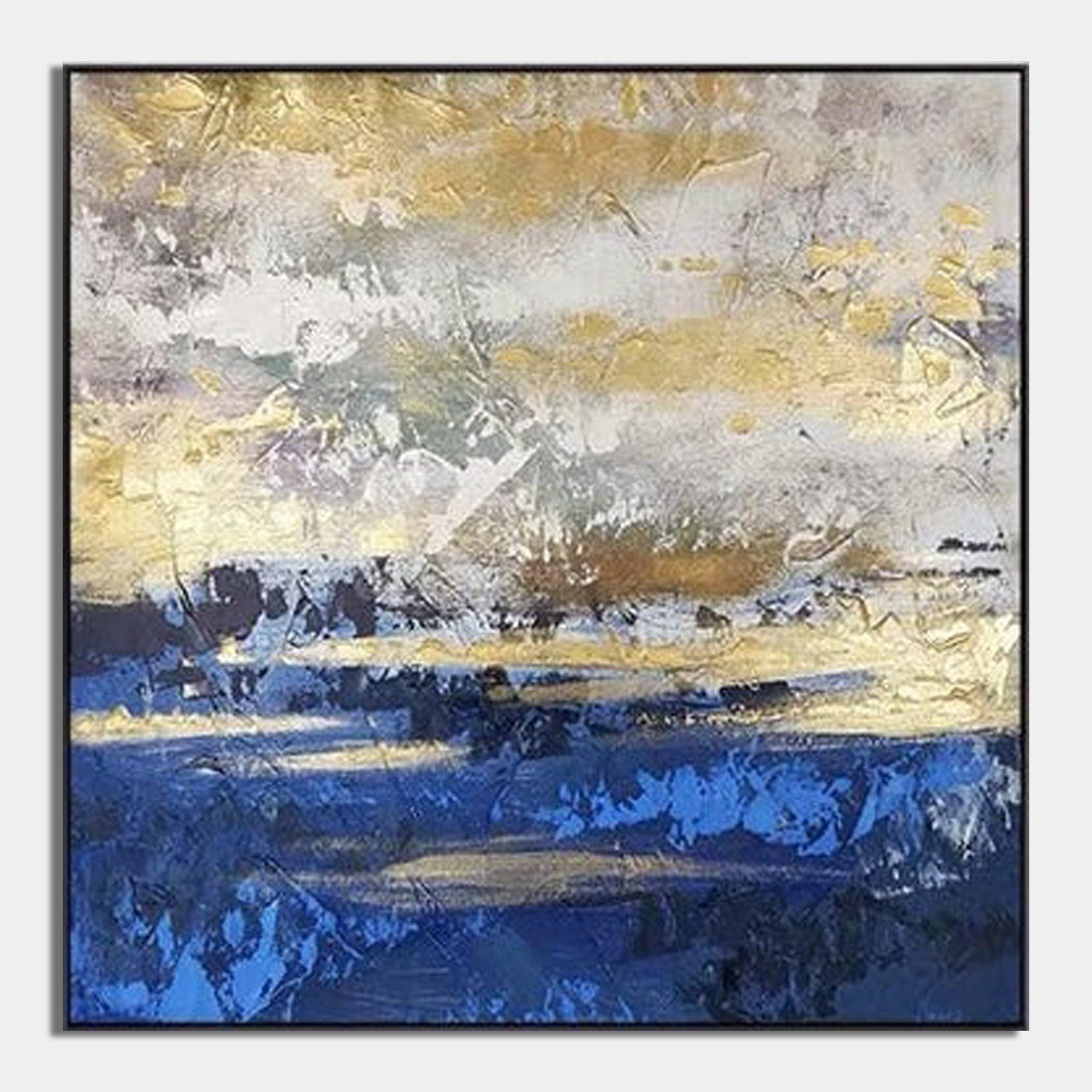 Gazing – Textured Canvas Art for a Bold Statement