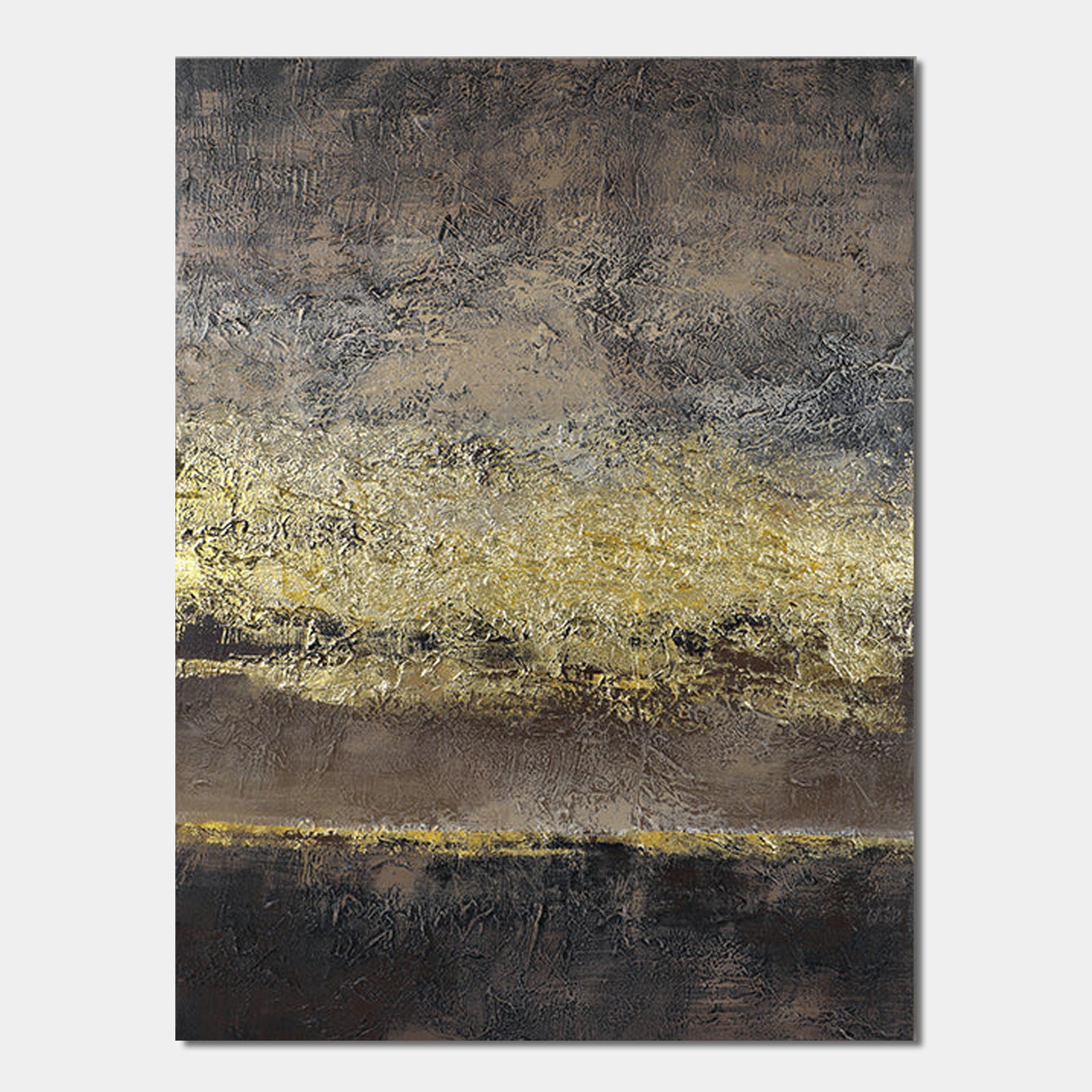 Golden Horizon Abstract