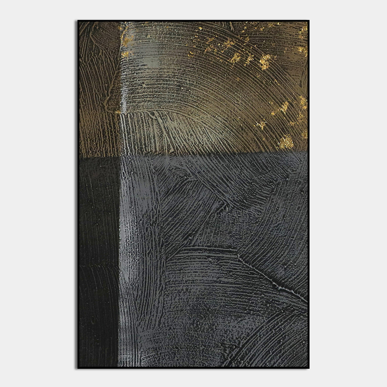 Golden Horizon: Textured Layers