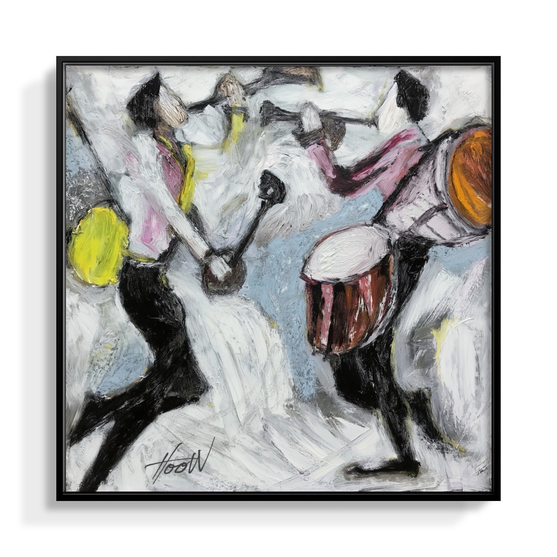 Expressive Figurative Wall Art Inspired by Rhythm and Movement