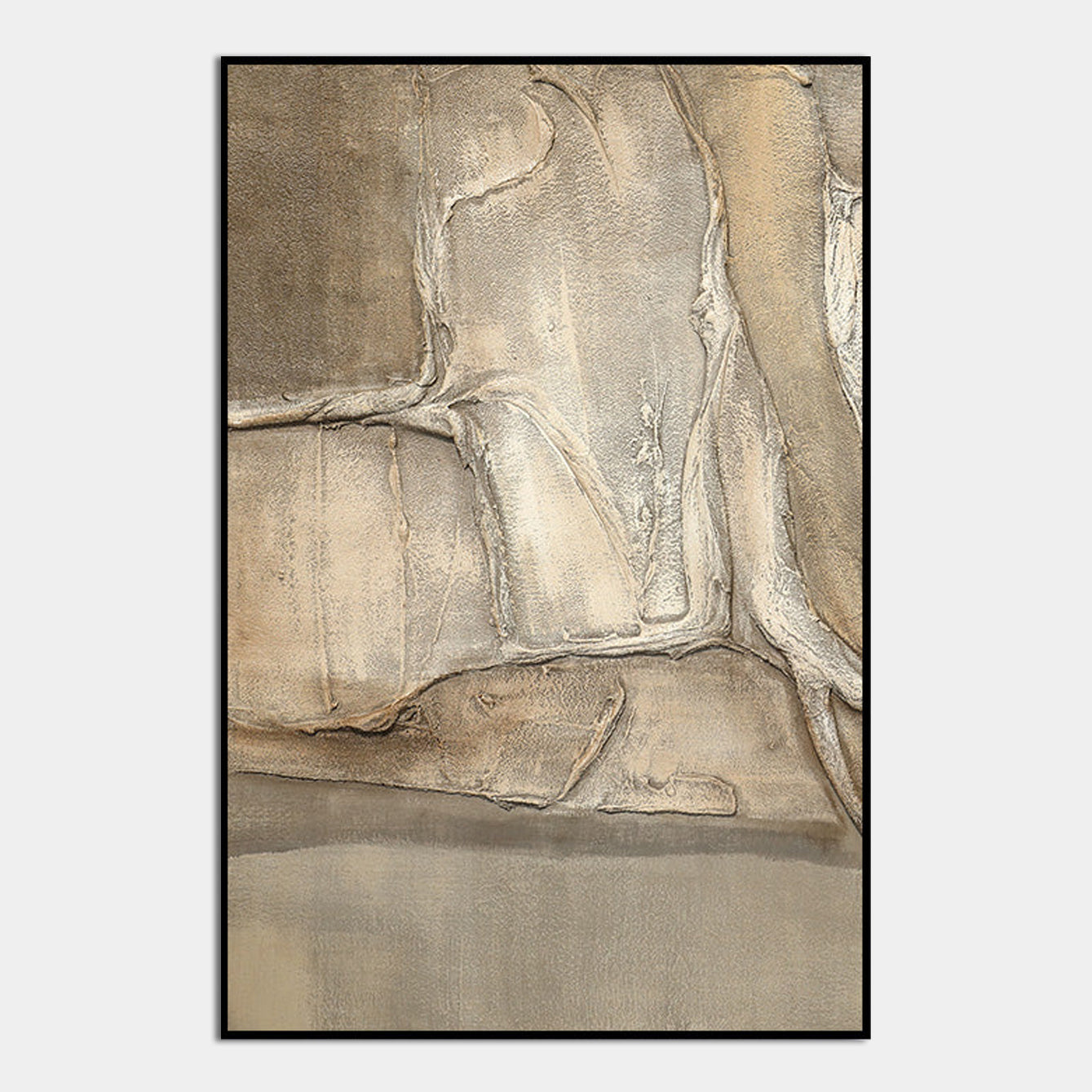 Natural Beige Abstract Harmony