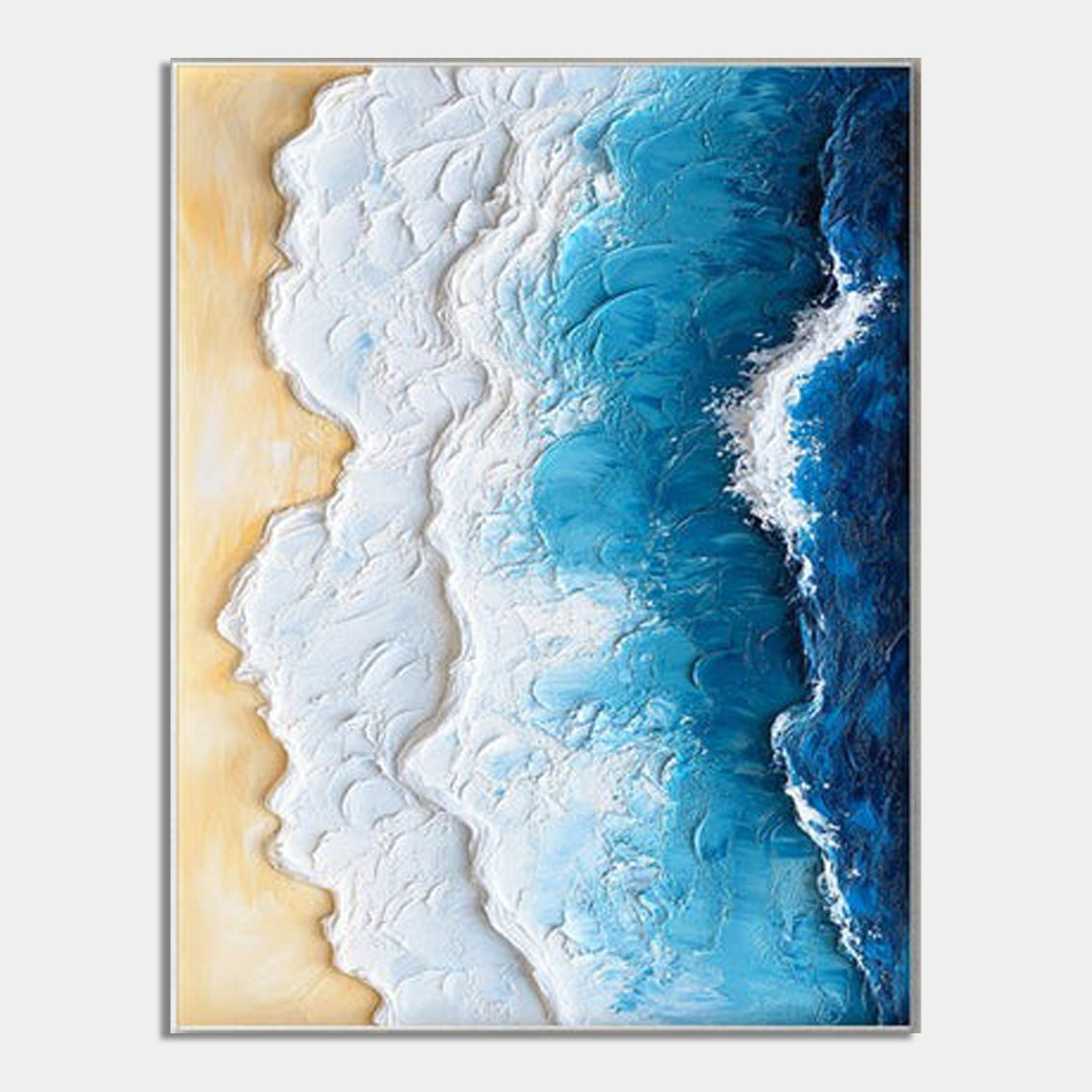 Ocean Edge - 3D Textured Ocean Seascape Art