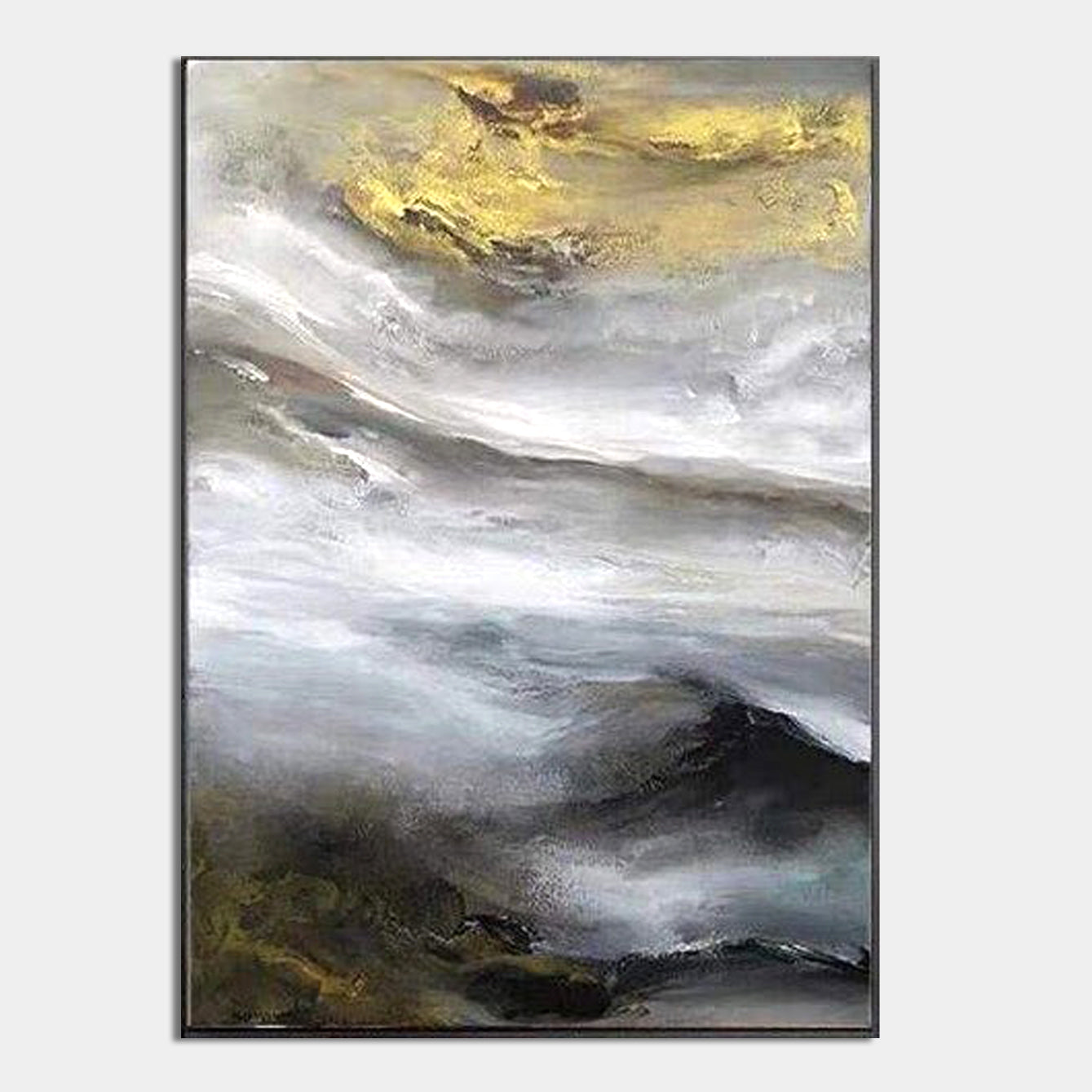 Sense the Coming Storm – Textured Wall Art Abstract Painting