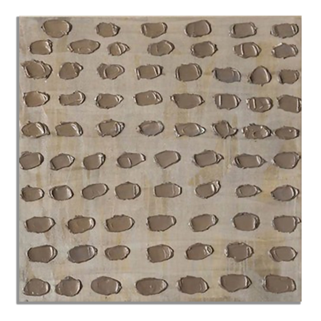 Silver Echoes Canvas - Neutral Abstract Oil Painting with Texture