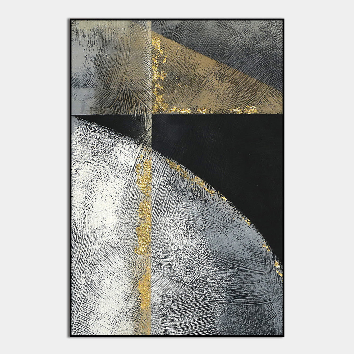 Silver & Gold: Elegant Abstract