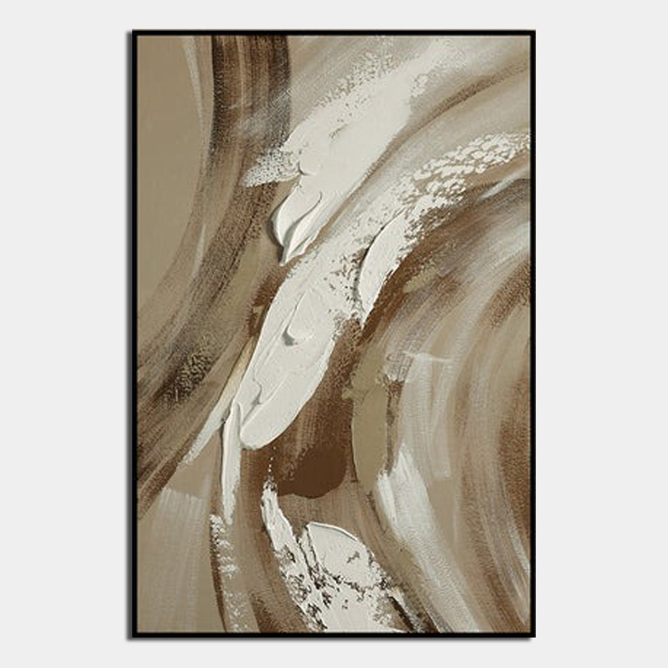 Swirling Earthy Abstract Harmony