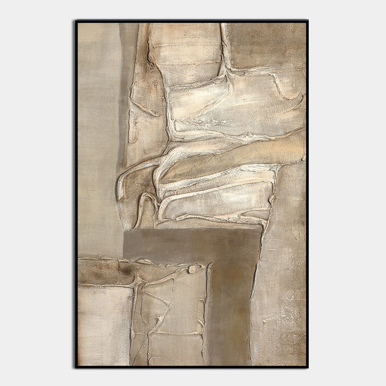 Textured Tranquility in Beige