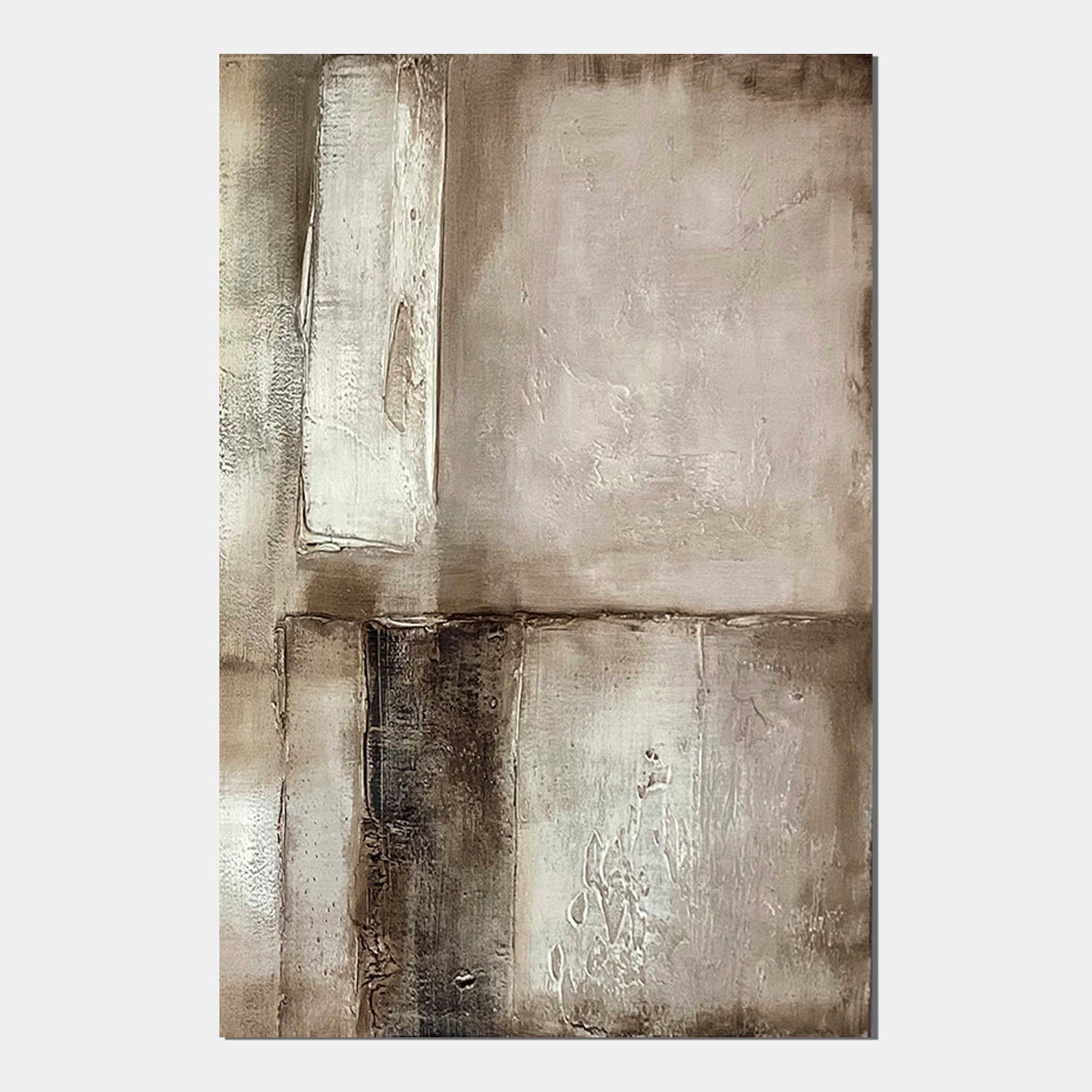 Timeless Layers Abstract Canvas
