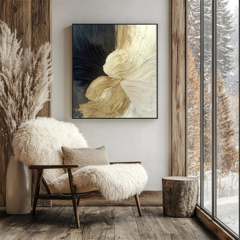 Floral Reverie: Abstract Canvas