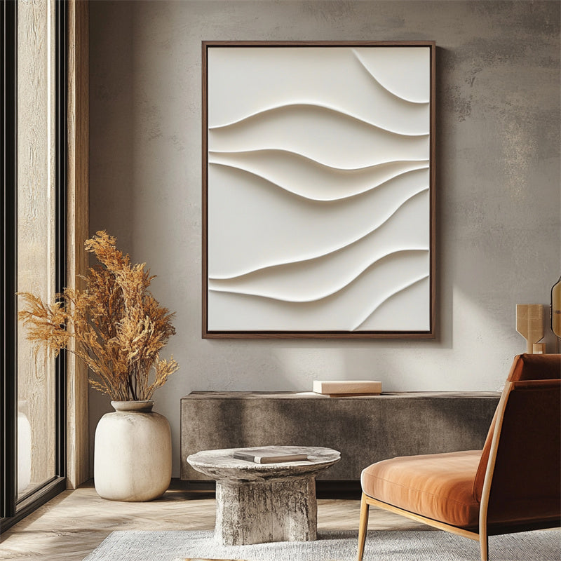 Waves of Serenity: 3D Canvas