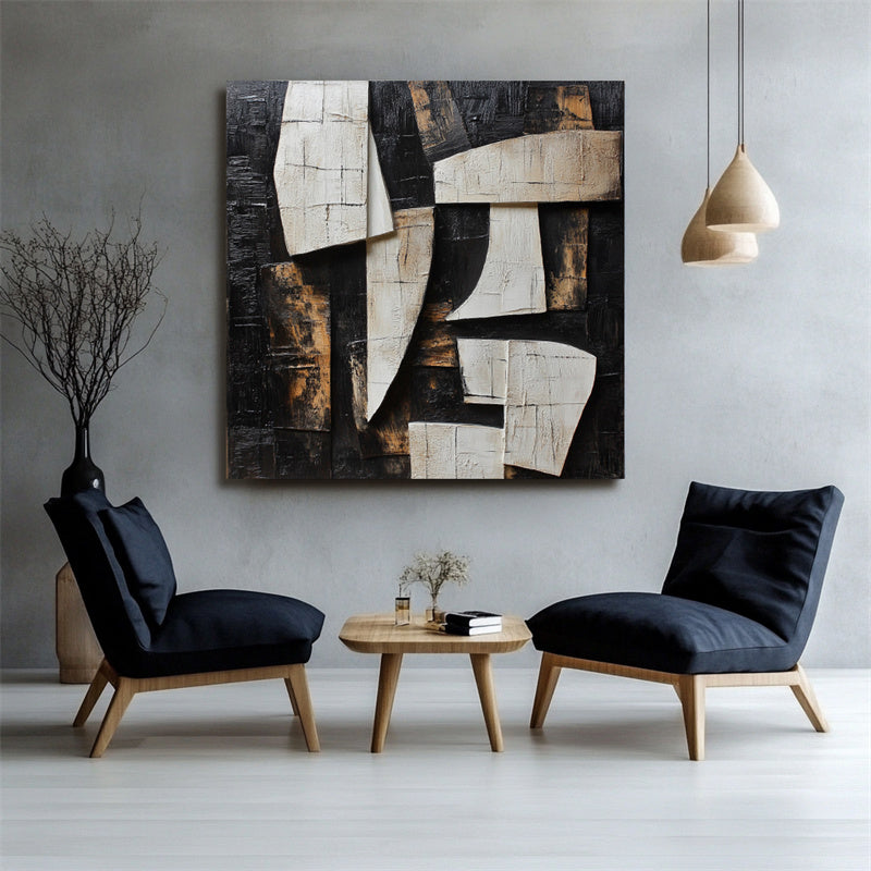 Abstract Shadows – Geometric Wall Art