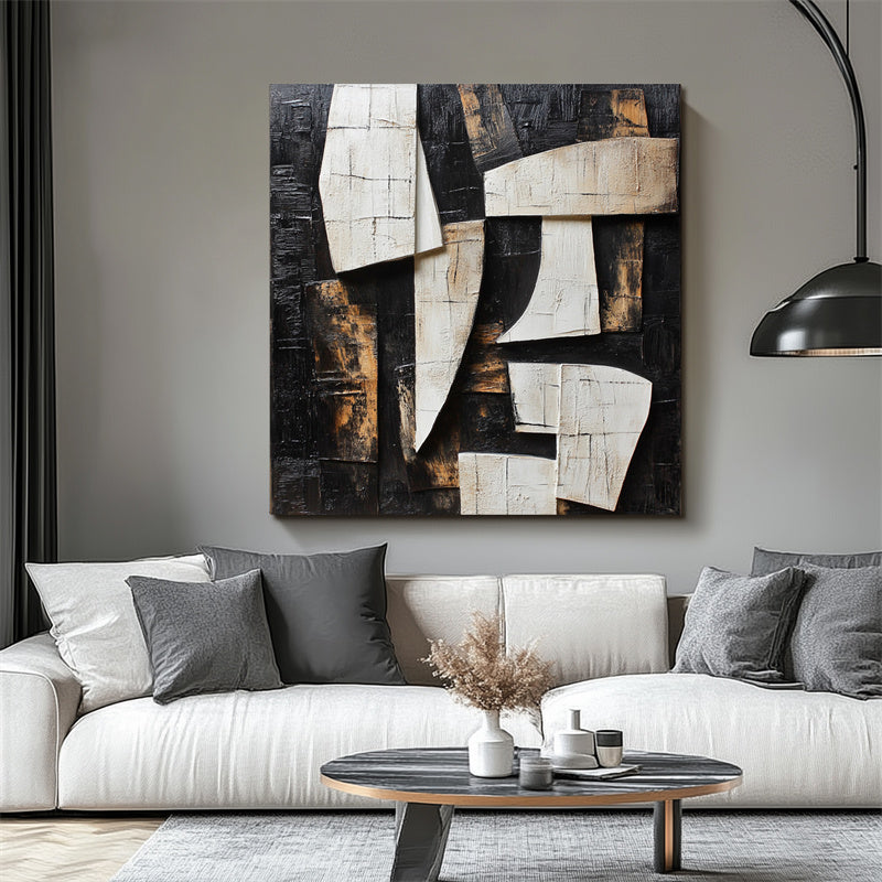 Abstract Shadows – Geometric Wall Art