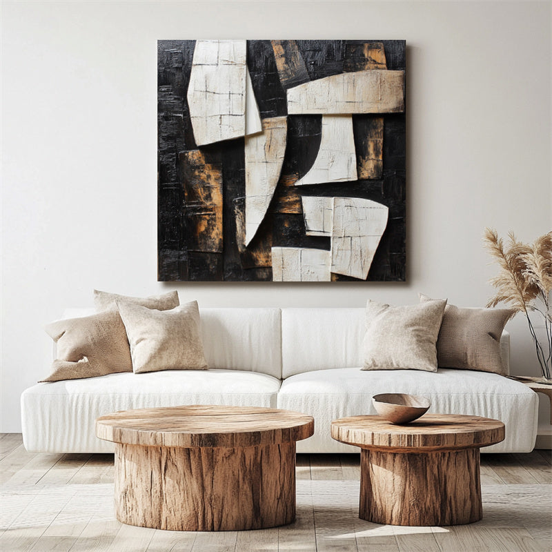 Abstract Shadows – Geometric Wall Art