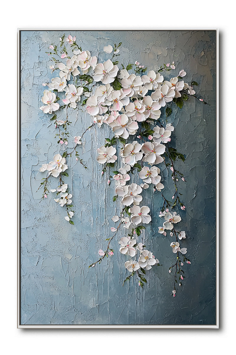 Blossom Serenity – Textured Wall Art