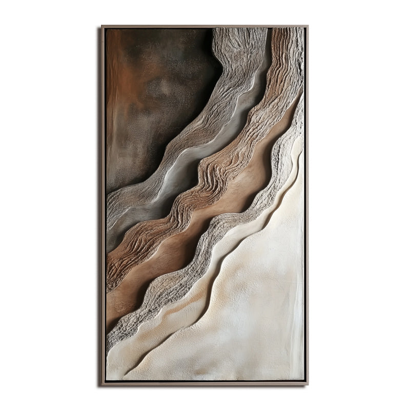 Layered Earth Texture Canvas-wp241068