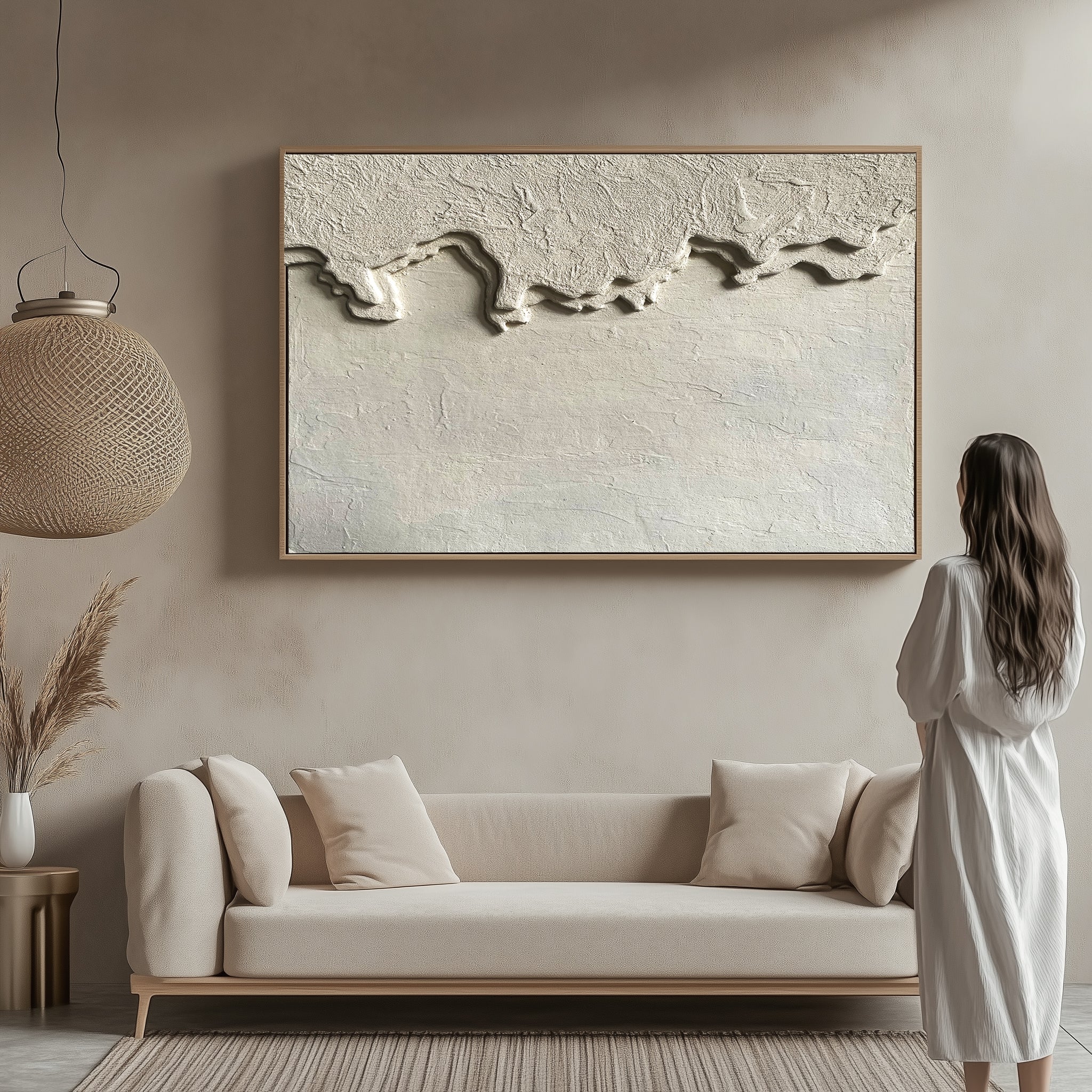 Ethereal Edge Textured Canvas