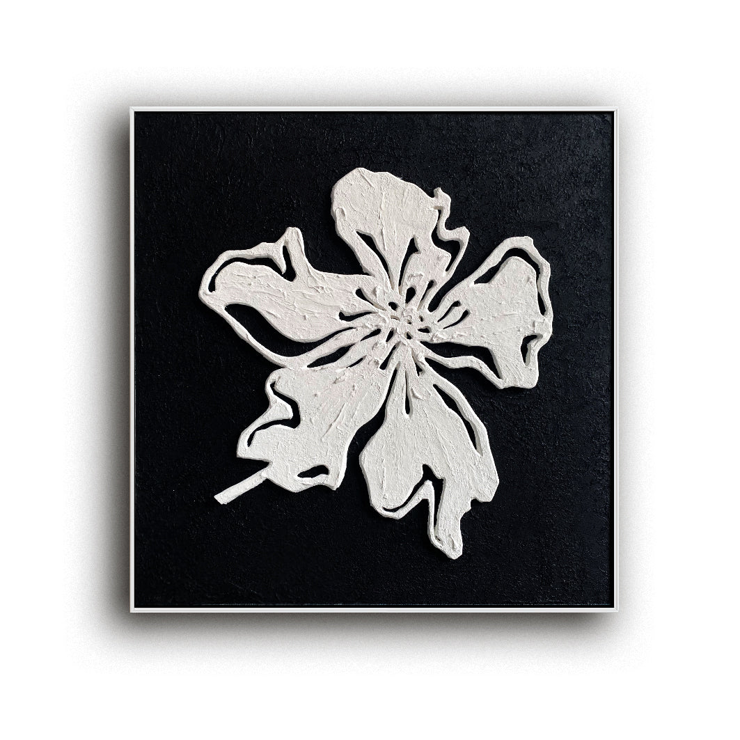 Monochrome Bloom – Modern Wall Art