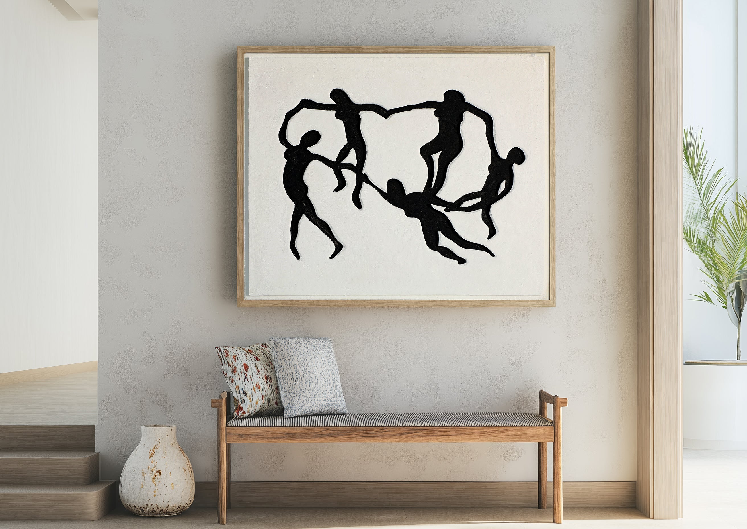 Unity in Motion – Abstract Silhouettes