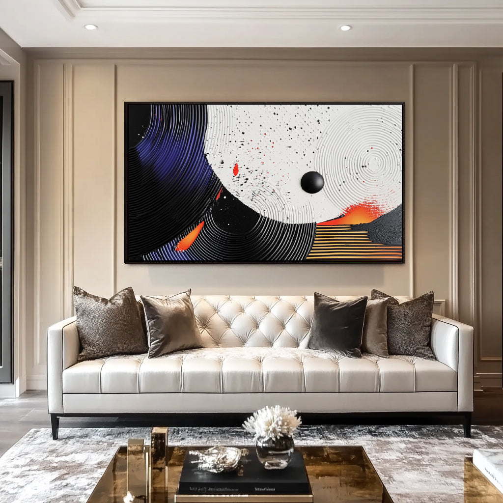 Cosmic Flow Abstract Canvas