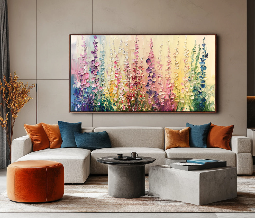 Garden Bliss Abstract Canvas