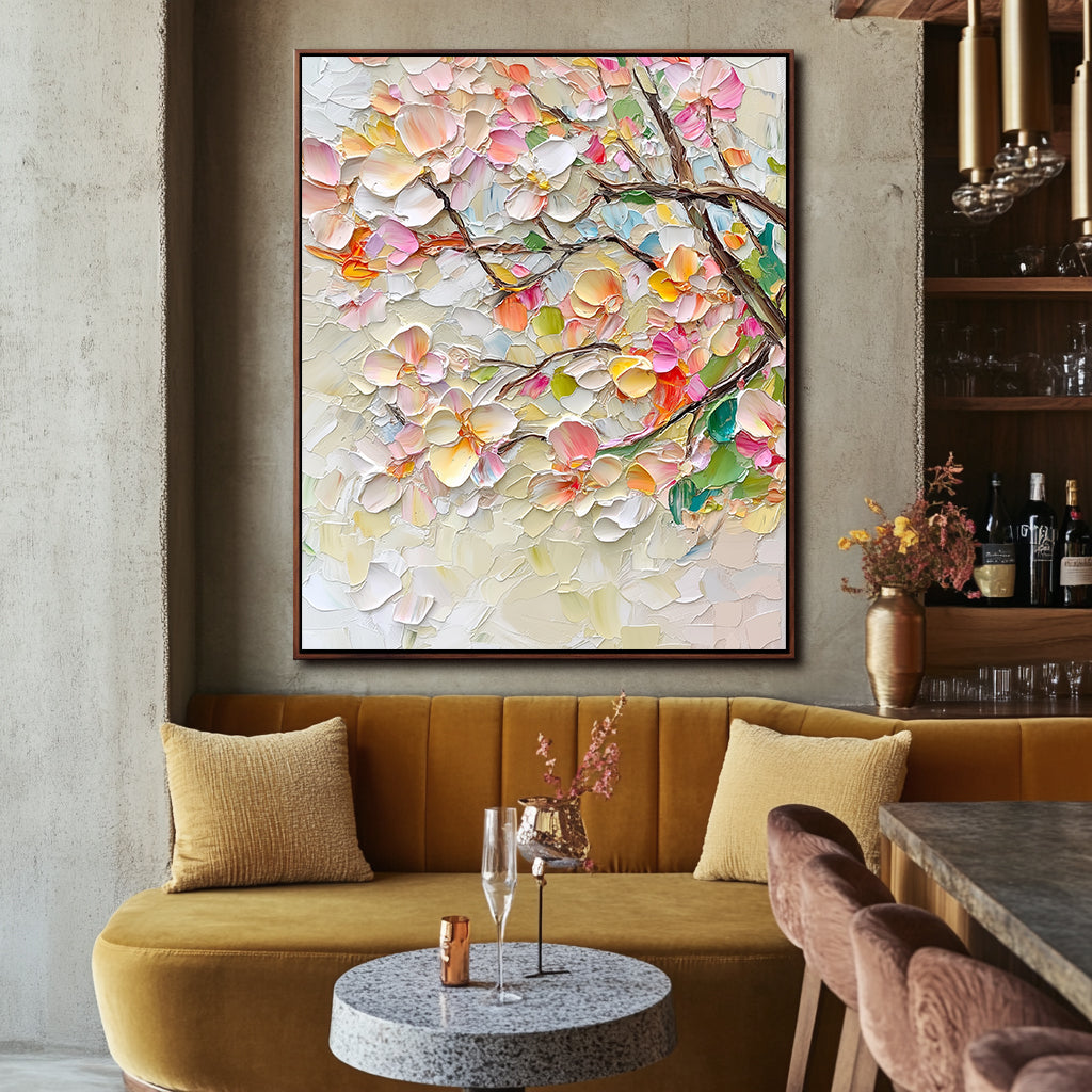 Blossoming Grace Abstract Art