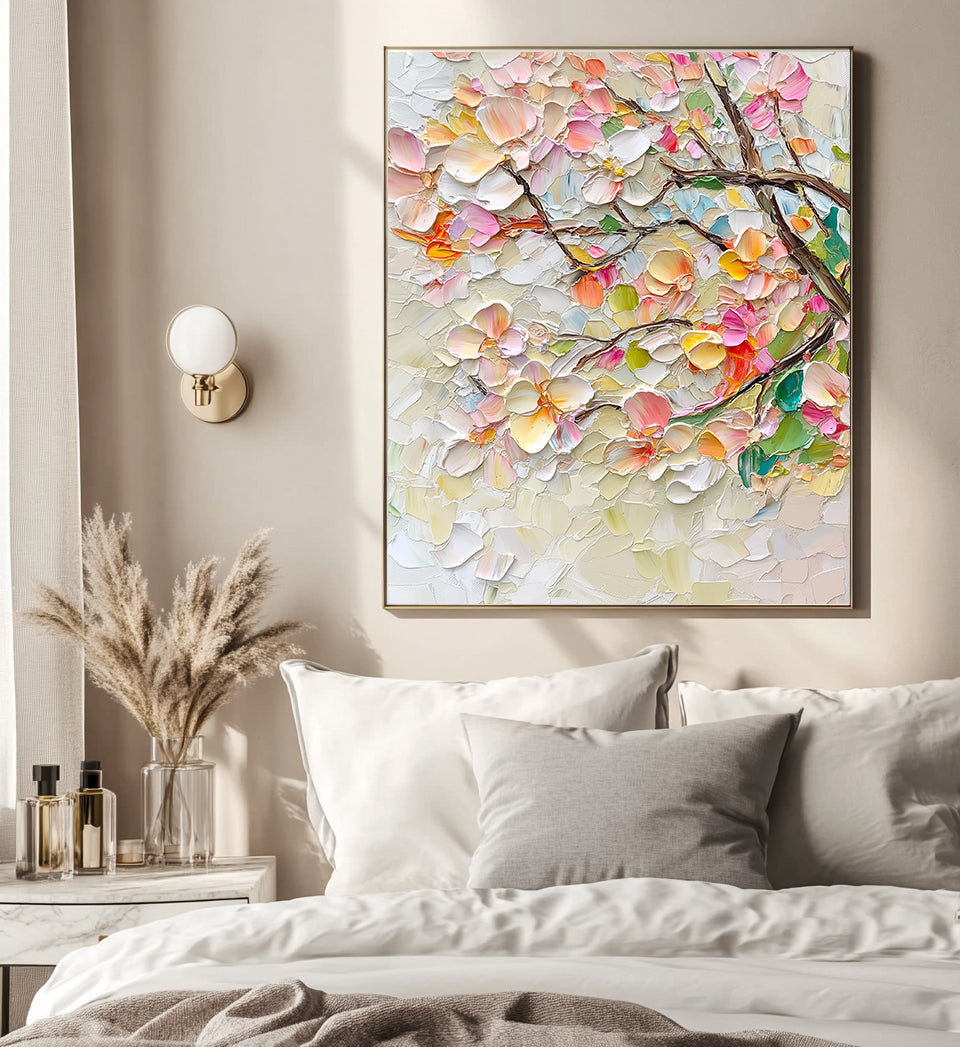 Blossoming Grace Abstract Art