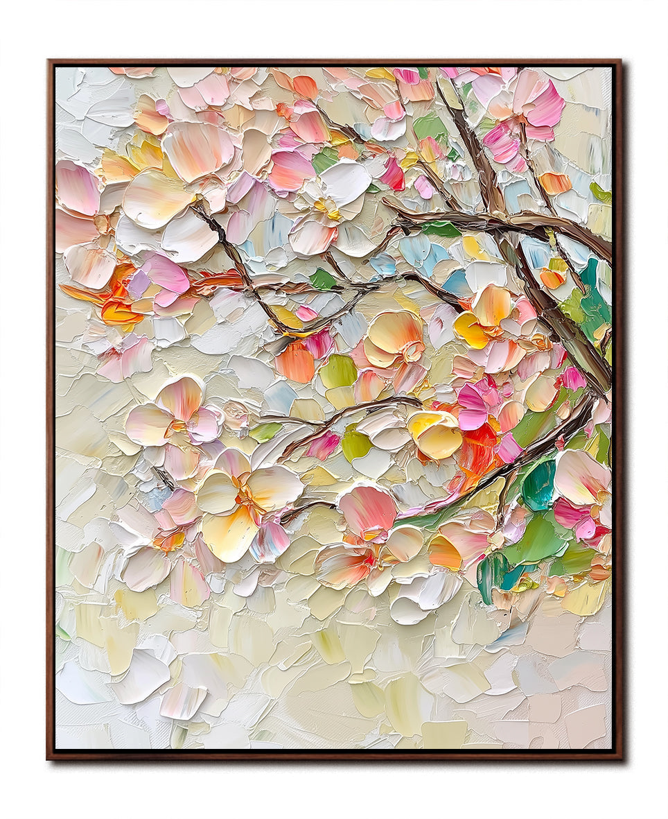 Blossoming Grace Abstract Art