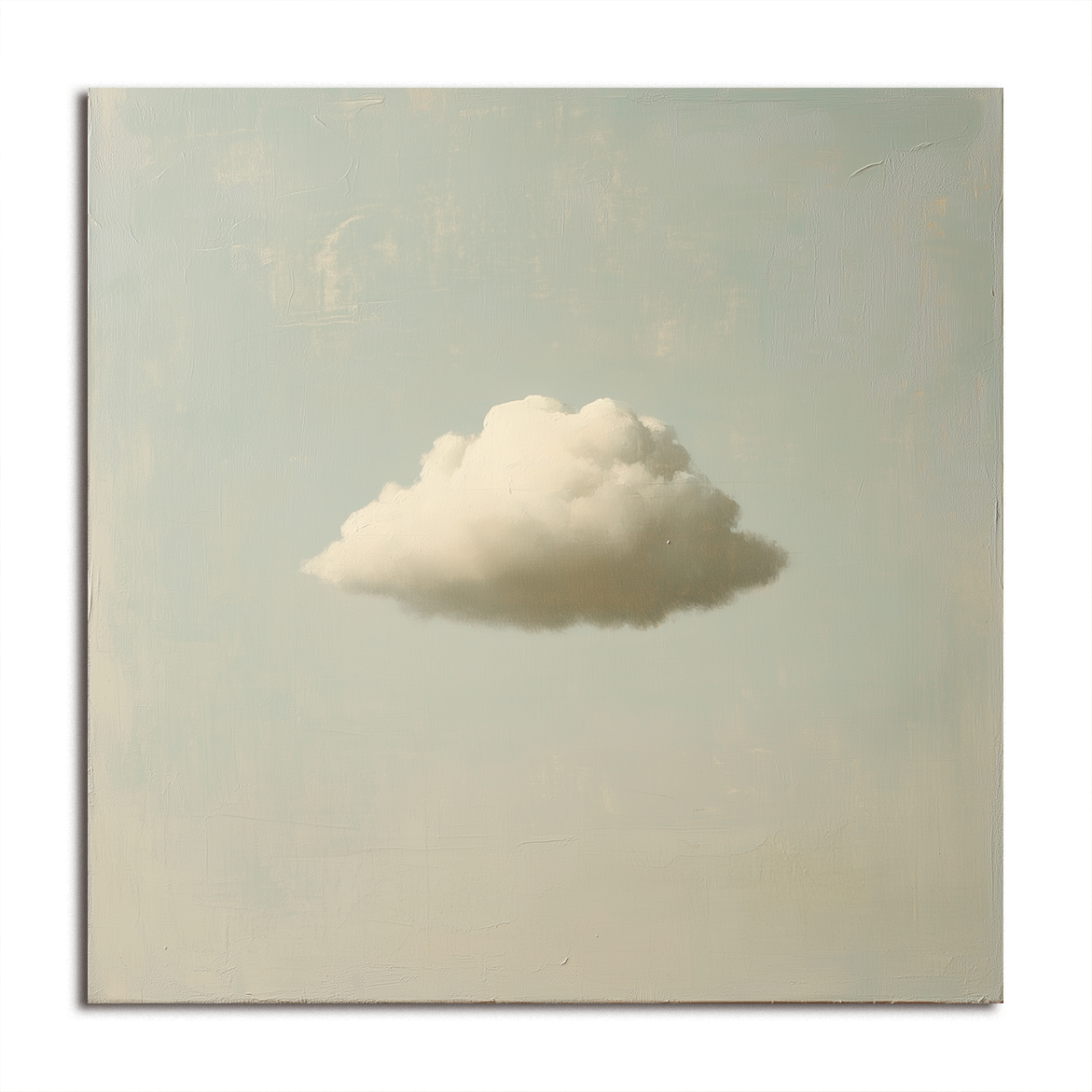 Ethereal Drift -Minimalist Cloud Art