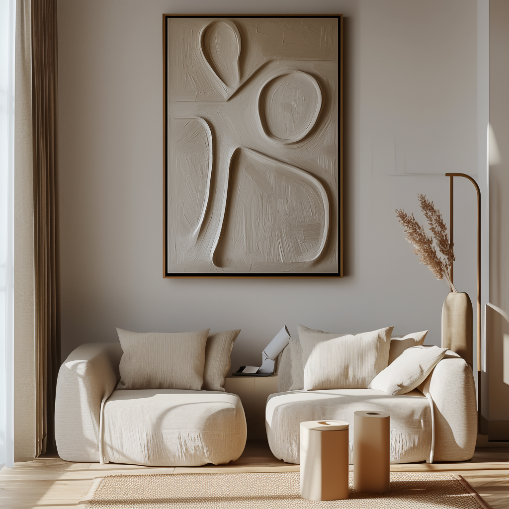 Flowing Form Abstract Wall Art