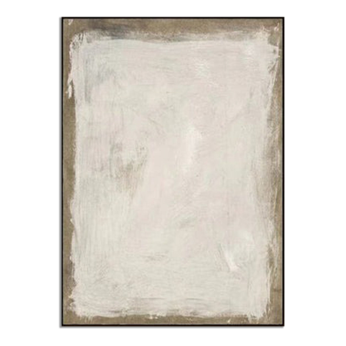 Whispering Canvas - Neutral Textured Abstract Canvas Painting