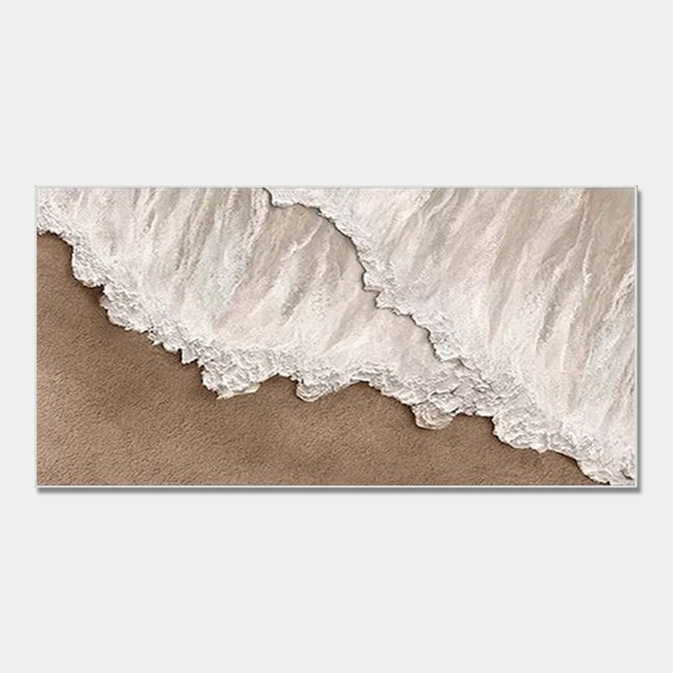 Whispering Tide – Textured Ocean Abstract Art