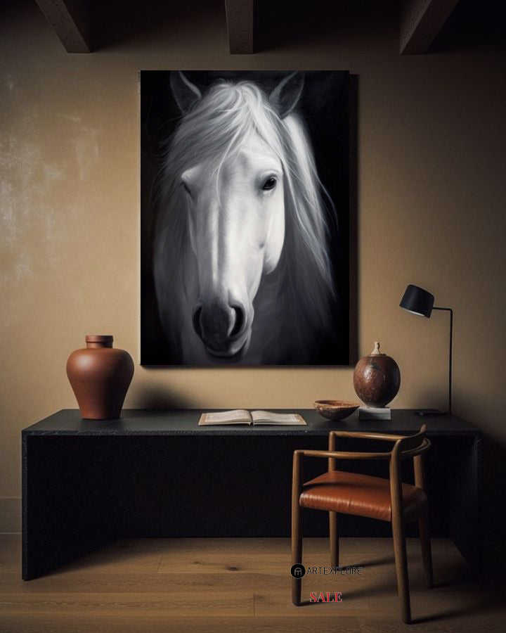 White Horse Painting